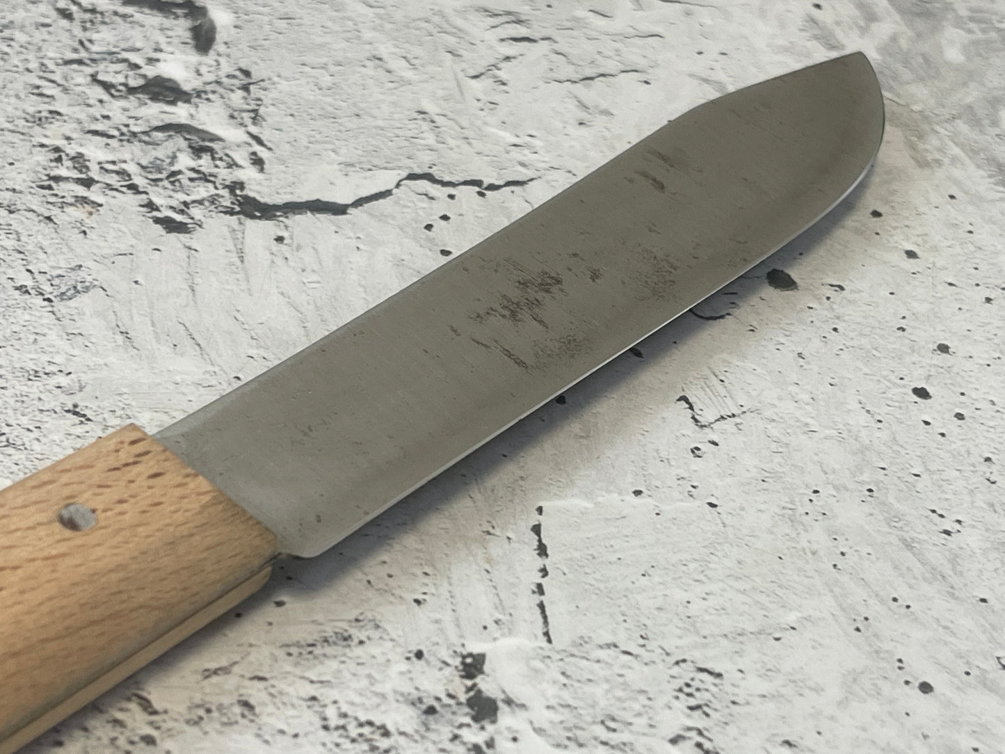 Vintage Ontario Butcher Knife 160mm High Carbon Steel Made in USA 🇺🇸 1496