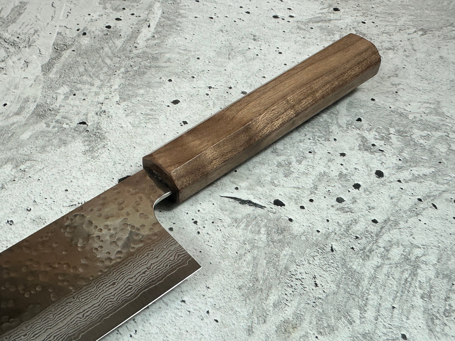 Makoto Kurosaki VG7 Damascus Santoku Knife 165mm