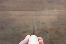 Load image into Gallery viewer, Kanetsune Blue Steel No. 2 Kurouchi Nakiri Japanese Knife 165mm Magnolia Handle