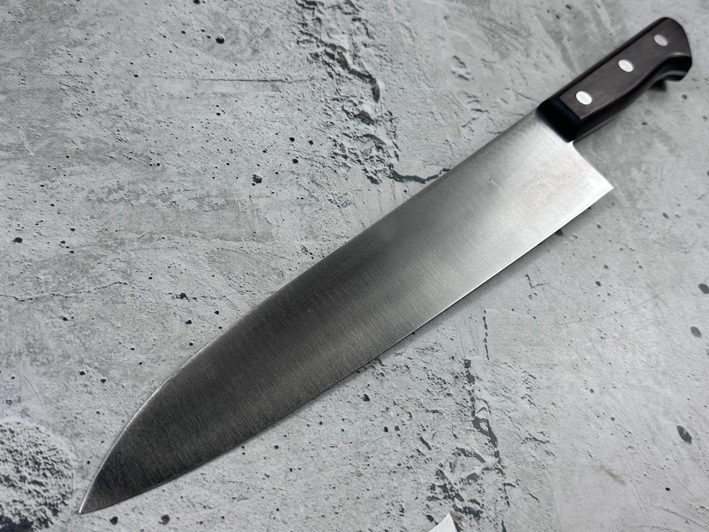 Vintage Hisashige Saku Gyuto Knife 270mm Carbon Steel Wood Handle 2235