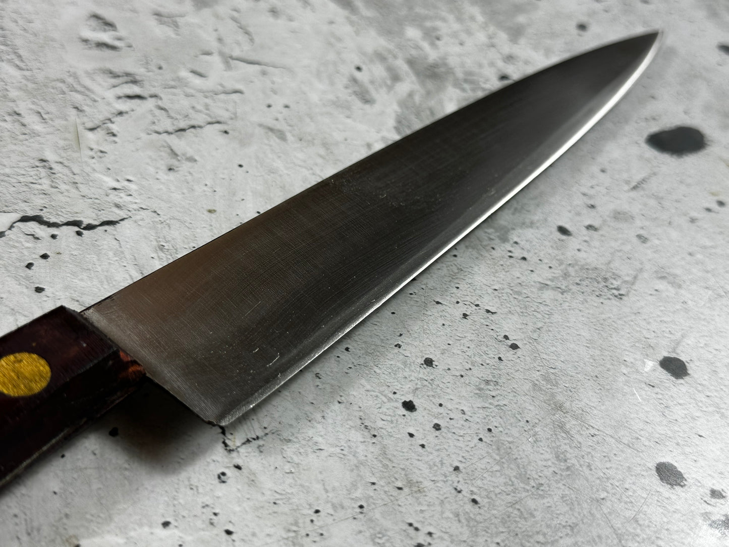 Vintage French Chef Knife 200mm High Carbon Steel Made in France 2034