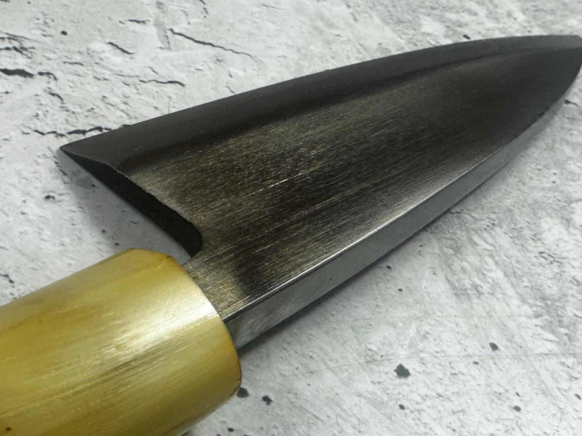 Vintage Masamoto Carbon Steel Ko-Deba Knife 120mm 2326