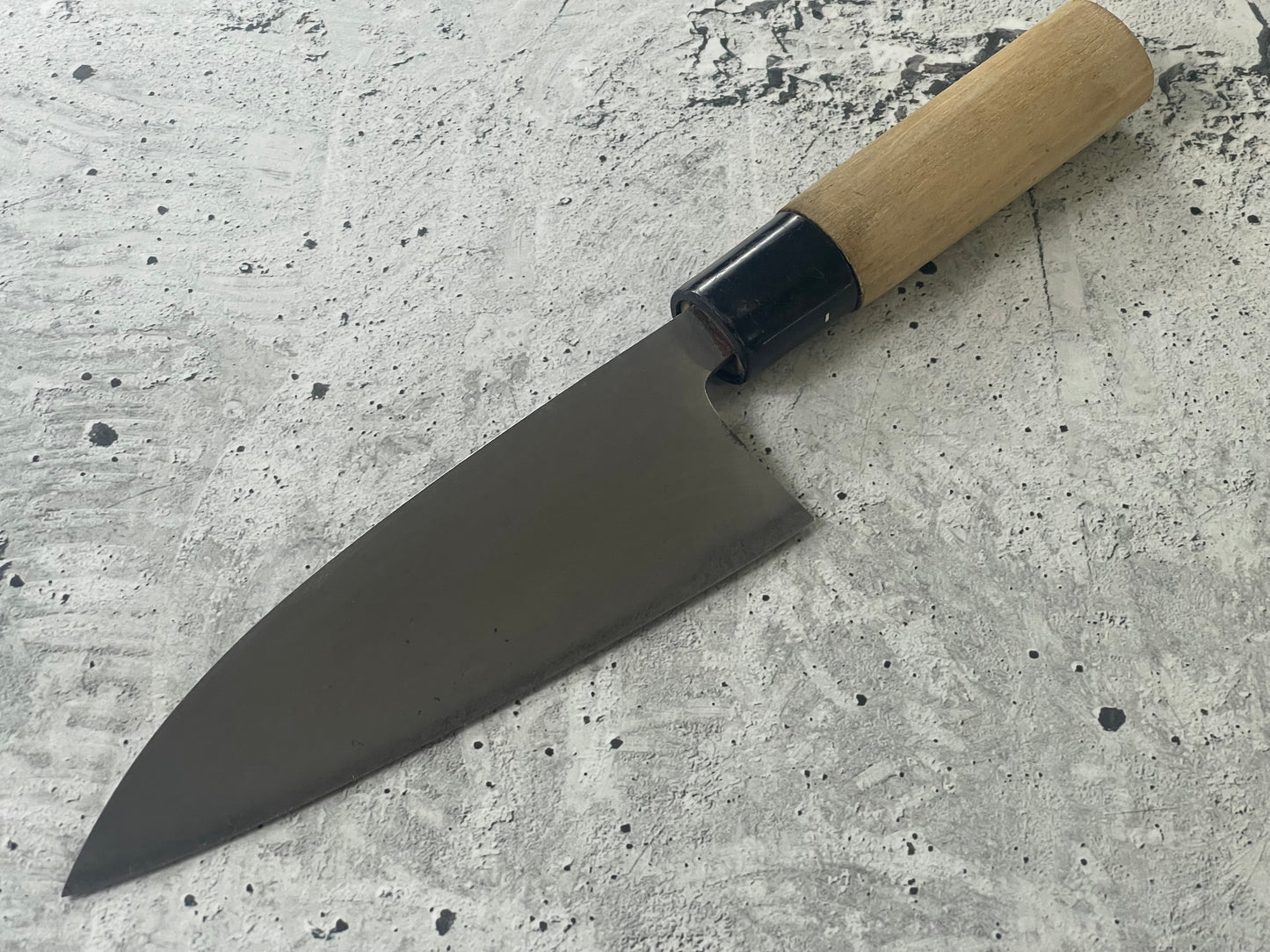 Vintage Japanese Deba Knife 150mm Made in Japan 🇯🇵 Carbon Steel 1754