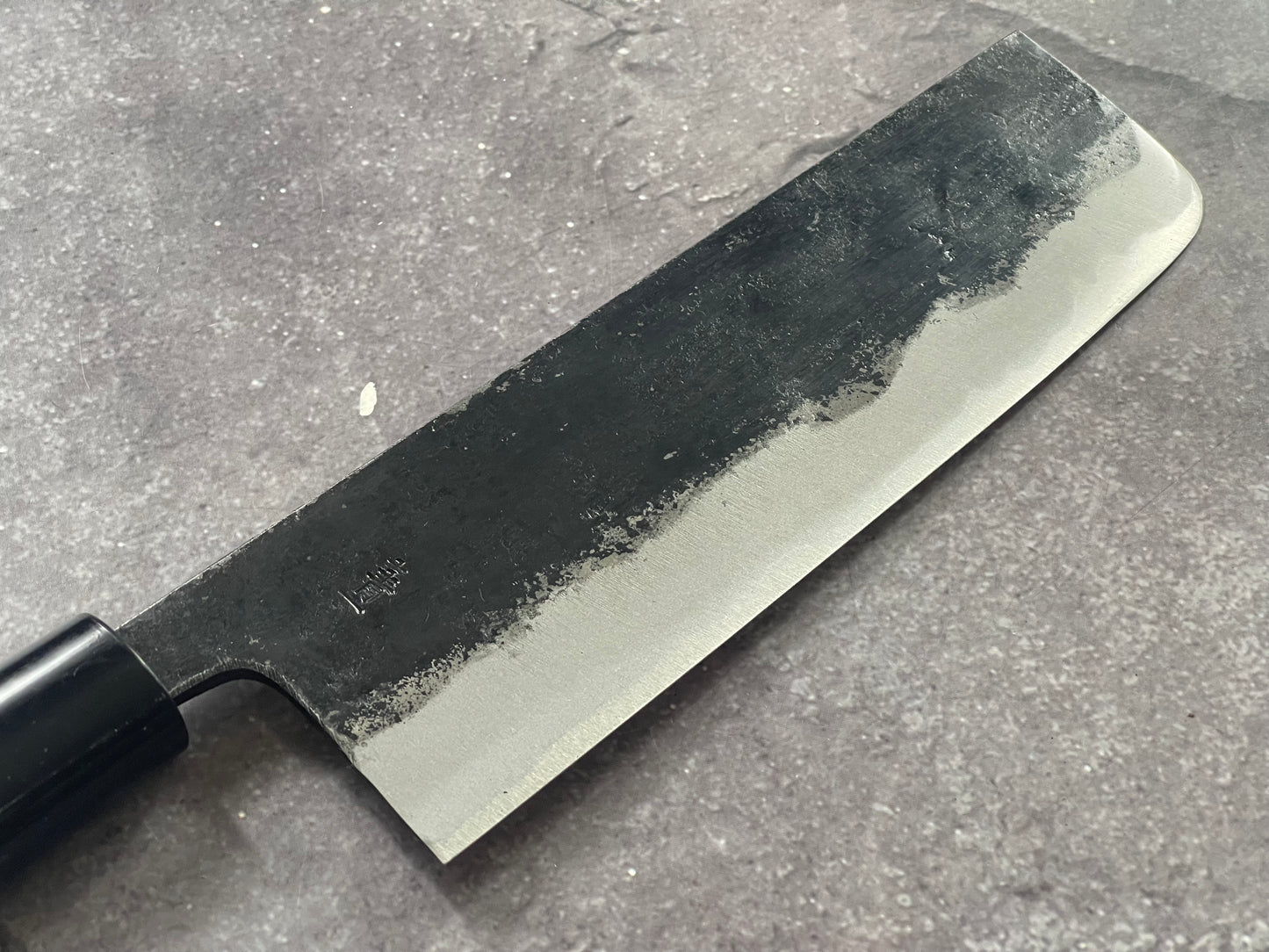 Murata Aogami Kurochi Finish Nakiri Knife 170mm - Made in Japan 🇯🇵