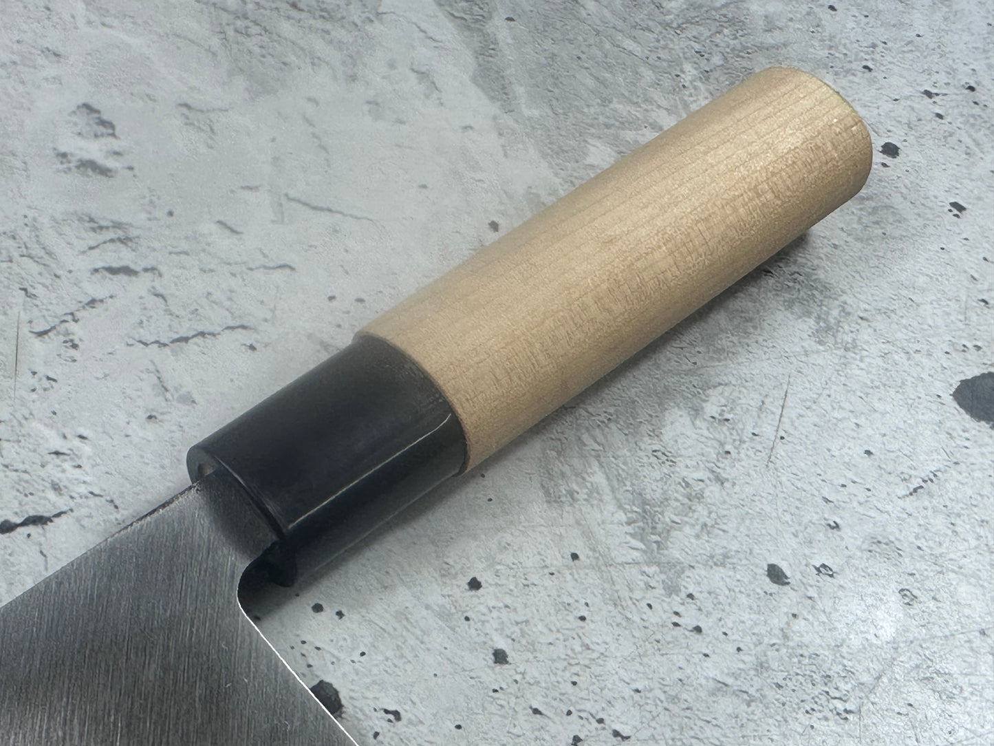 Vintage Sakai Ichiji Deba Knife Carbon Steel Wood Handle 2241