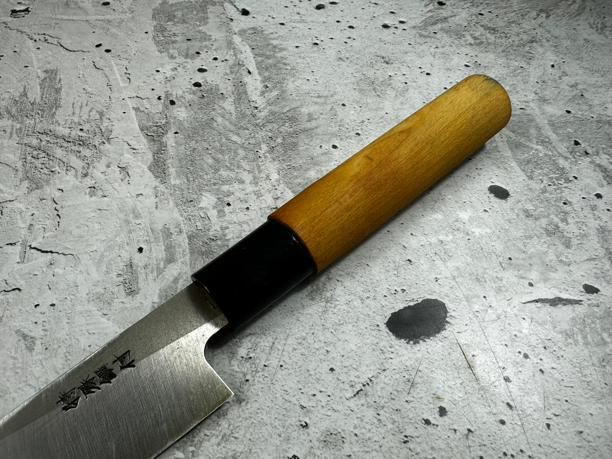 Vintage Tsunemaru Saku Yanagiba Knife 200mm Carbon Steel Magnolia Handle 2264