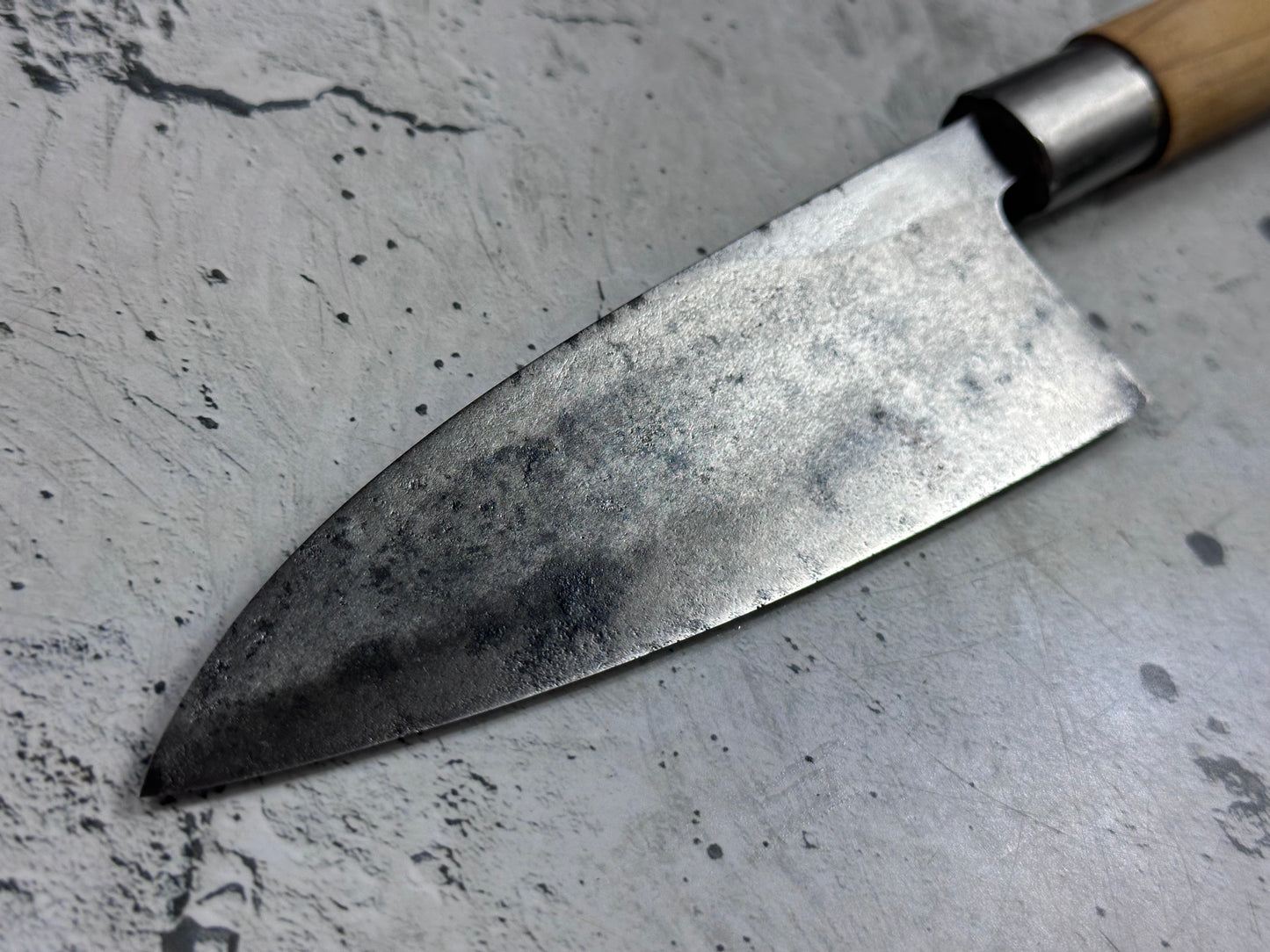 Vintage Sakai Soichi Deba Knife 160mm Carbon Steel 2143