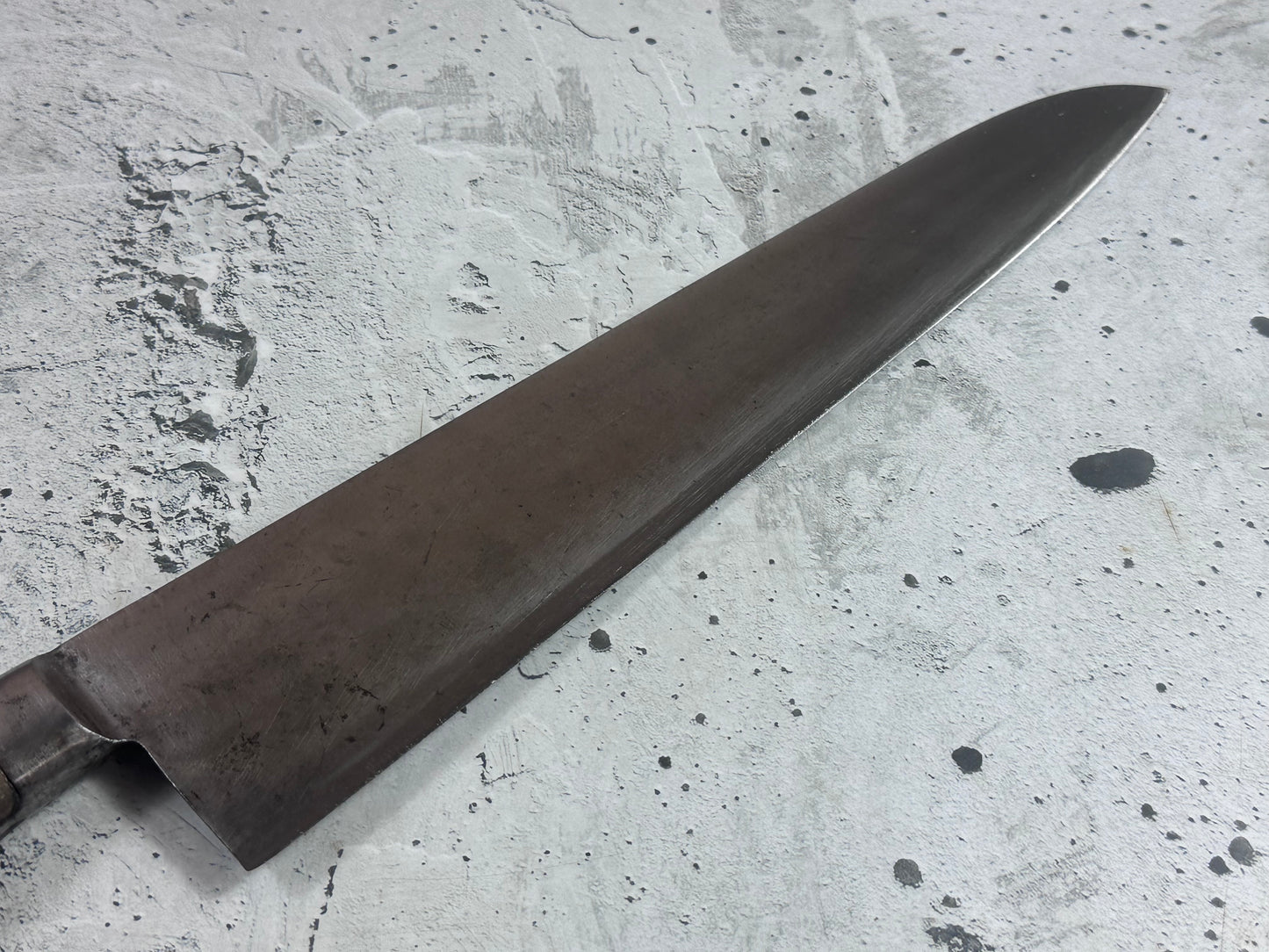Vintage Gyuto Knife 320mm Carbon Steel Made in Japan 2037