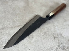 Load image into Gallery viewer, Yamamoto Black Gyuto Knife Aogami Super Steel 210mm Yamamoto  Pakkawood Handle - Made in Japan 🇯🇵