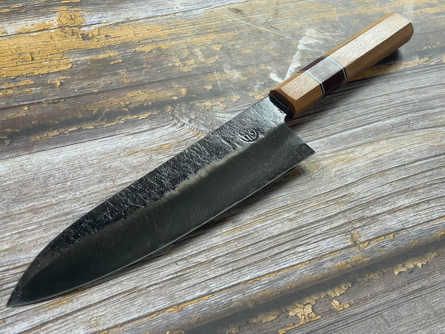 HG Blade Gyuto Knife 210mm Kurouchi Finish 1084 High Carbon Steel (2025)