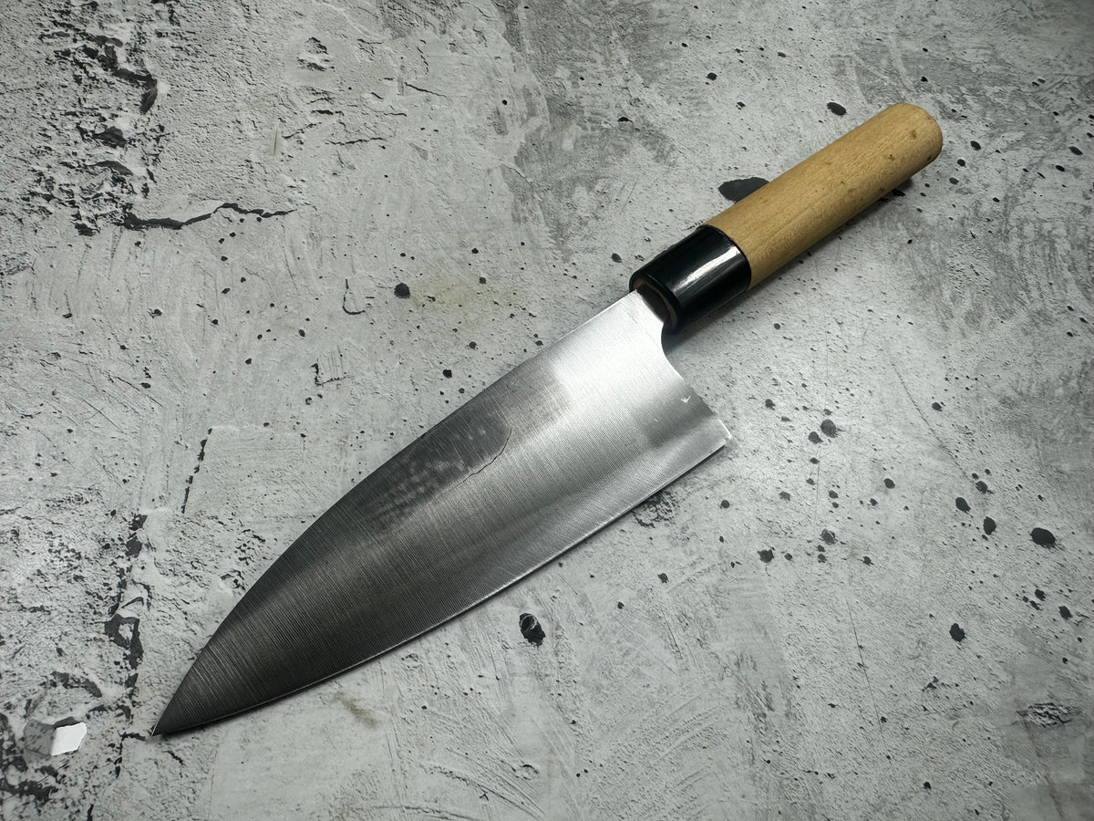 Vintage Sakai Sadamoru Deba Knife 150mm Carbon Steel 2346