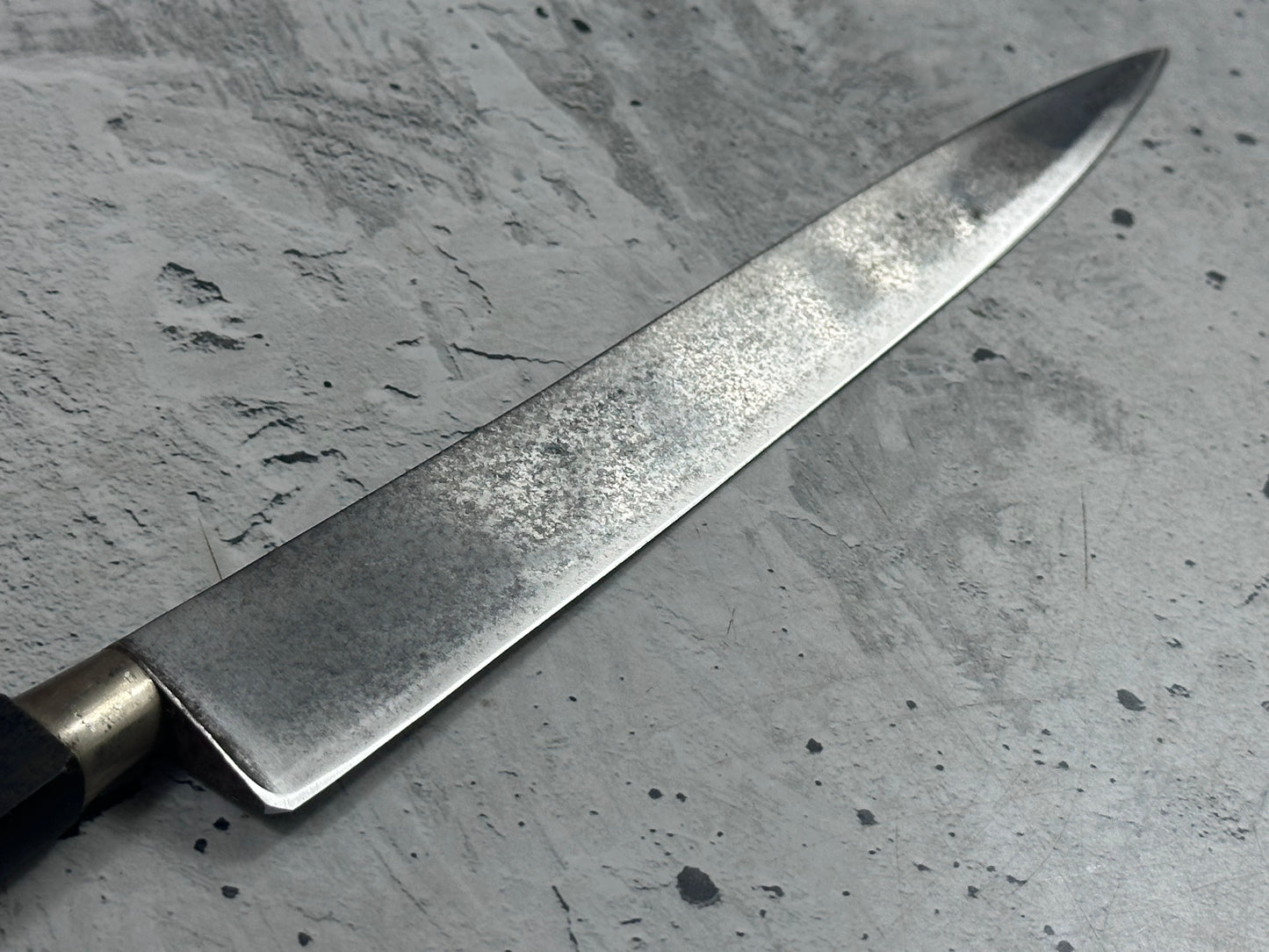 Vintage Sabatier Nogent Flexible Slicing Knife 230mm Carbon Steel 2186