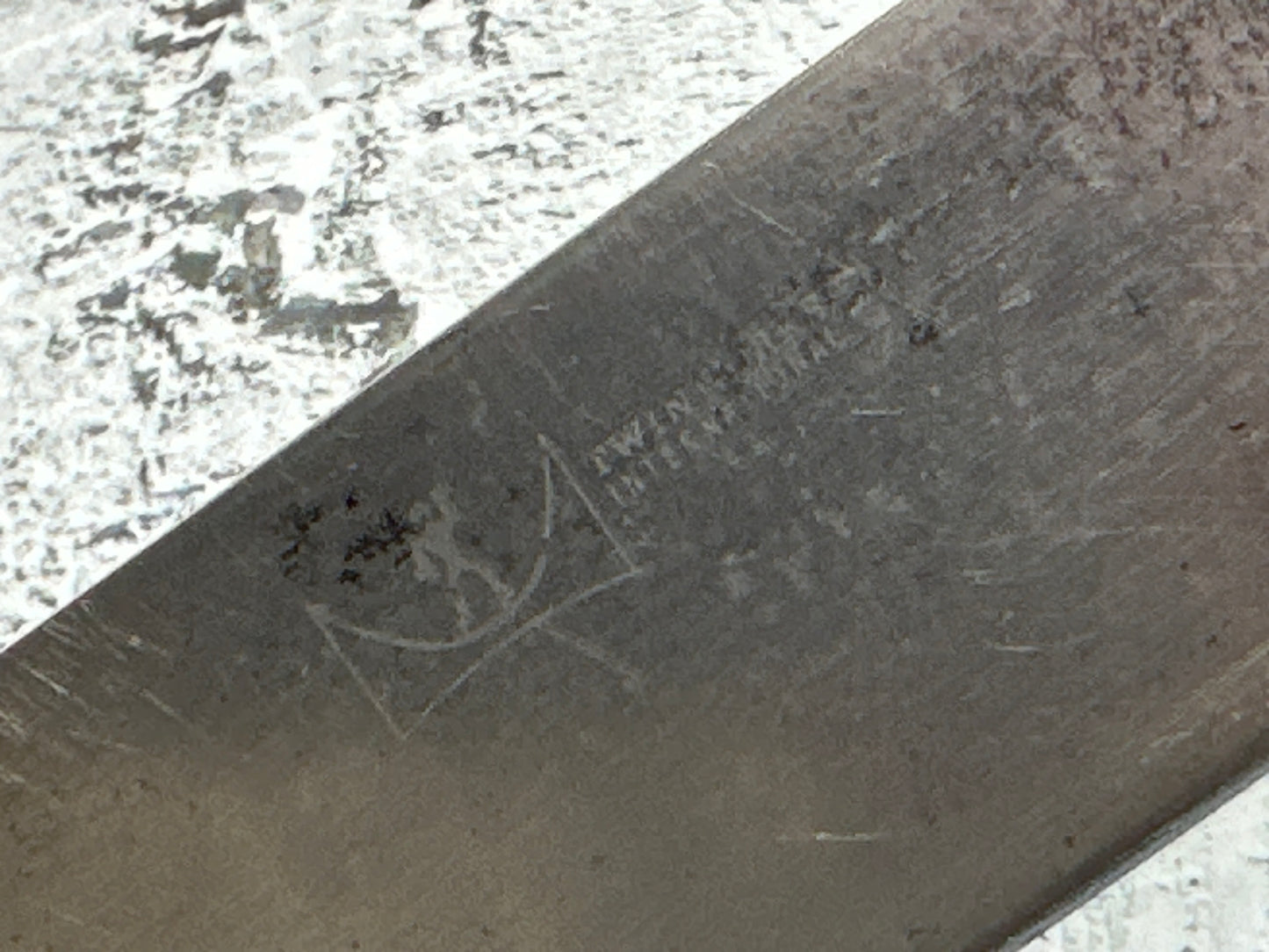 Vintage J. A. Henckles Twinworks Chef Knife 20mm Made in Germany 🇩🇪 Cabon steel 2003