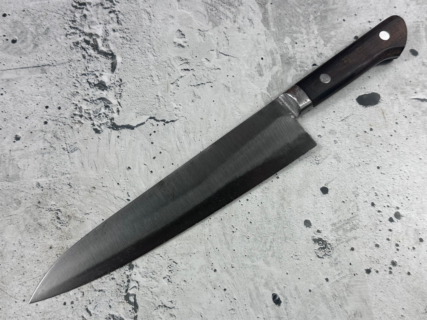 Vintage Gyuto Knife 220mm Carbon Steel Japan 2006