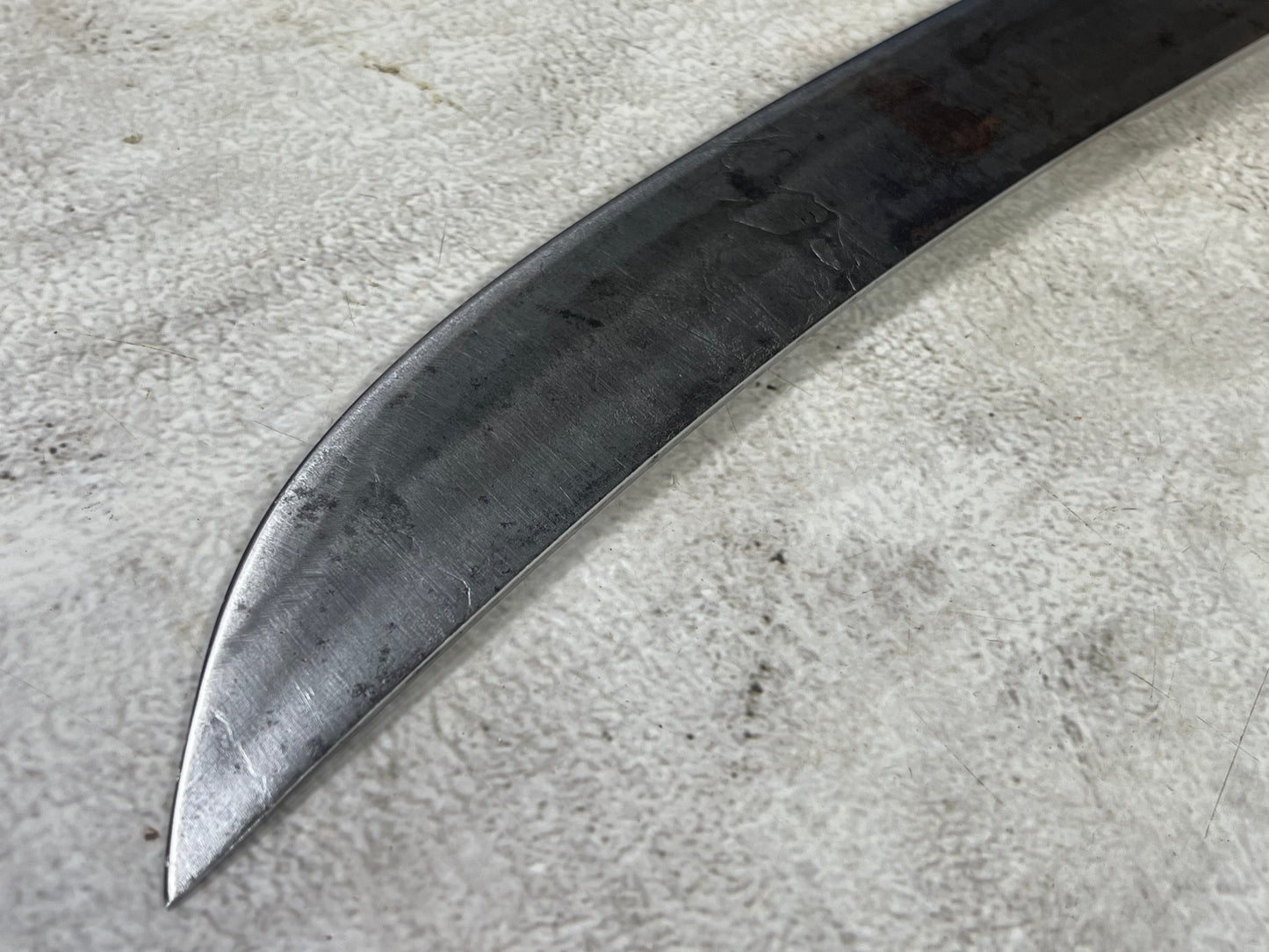 Vintage Gustav Emil Ern Butcher Machete Knife 315mm Made in Germany 🇩🇪 Cabon steel 1981