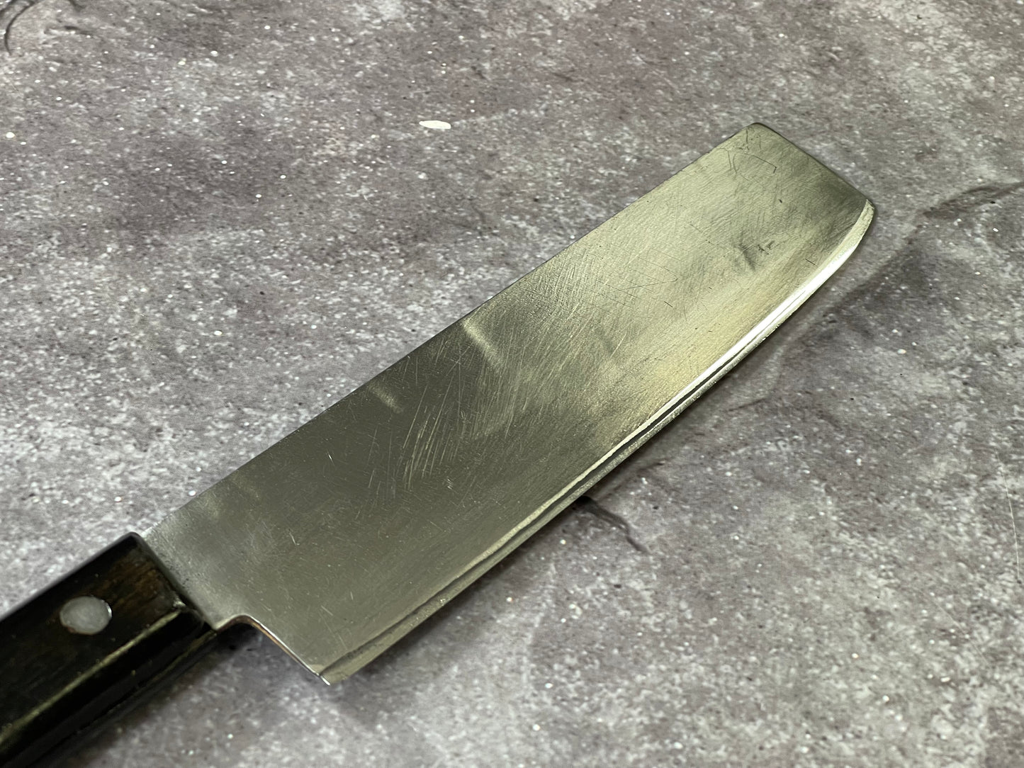 Vintage Japanese Nakiri Knife 160mm Made in Japan 🇯🇵 1673