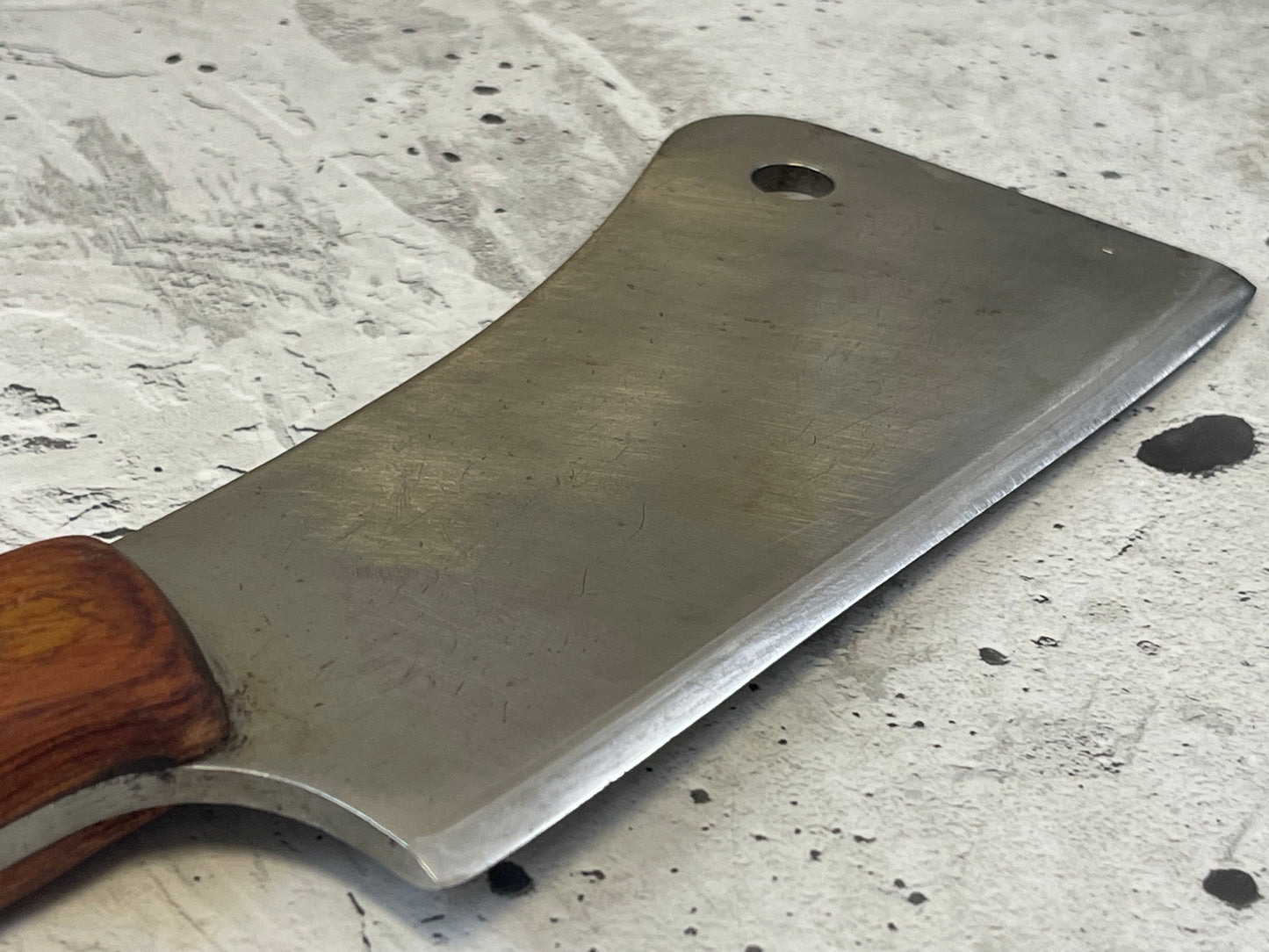 Vintage F. Dick Butcher Cleaver Knife 180mm Stainless Steel Blade Made in Germany 🇩🇪 1530