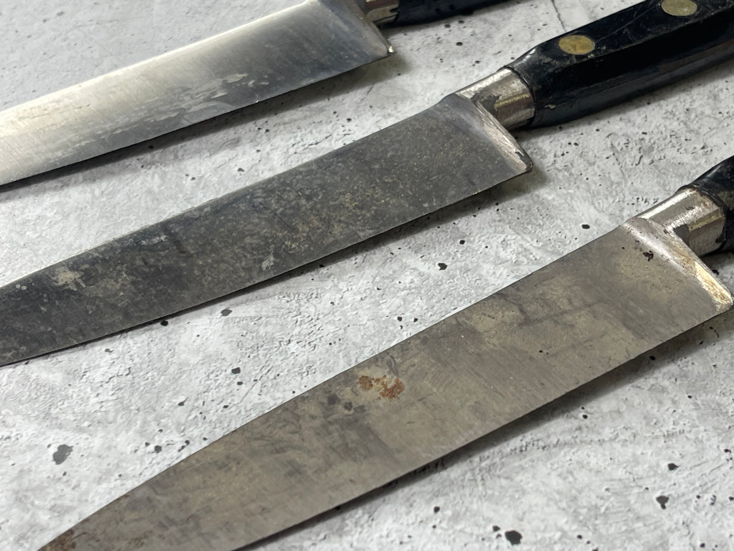 Knife Set Project unfinished French Sabatier Knife Set 3x Made In France 🇫🇷 1541