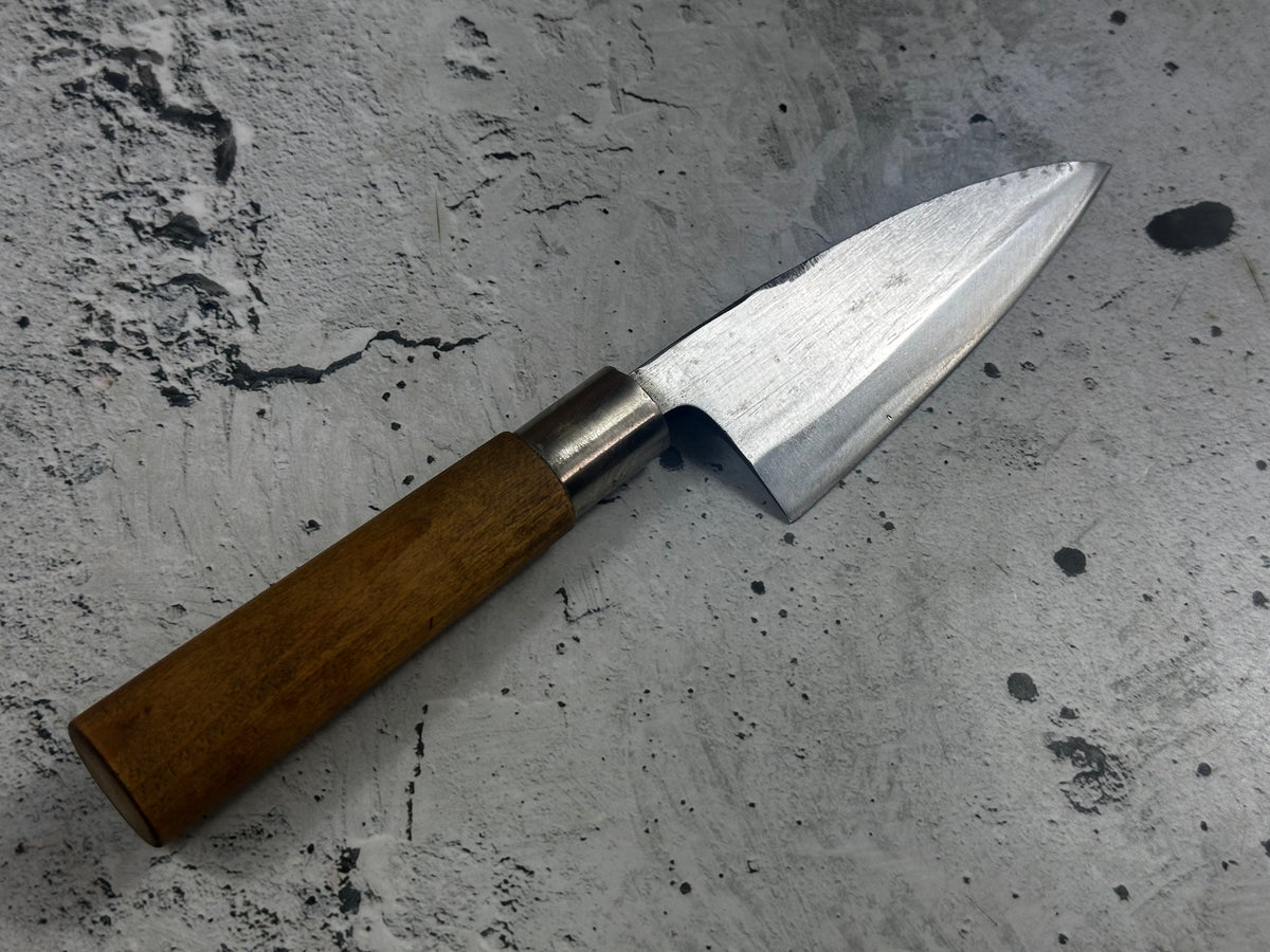 Vintage Kanemasa Carbon Steel Ko-Deba Knife 120mm 2327