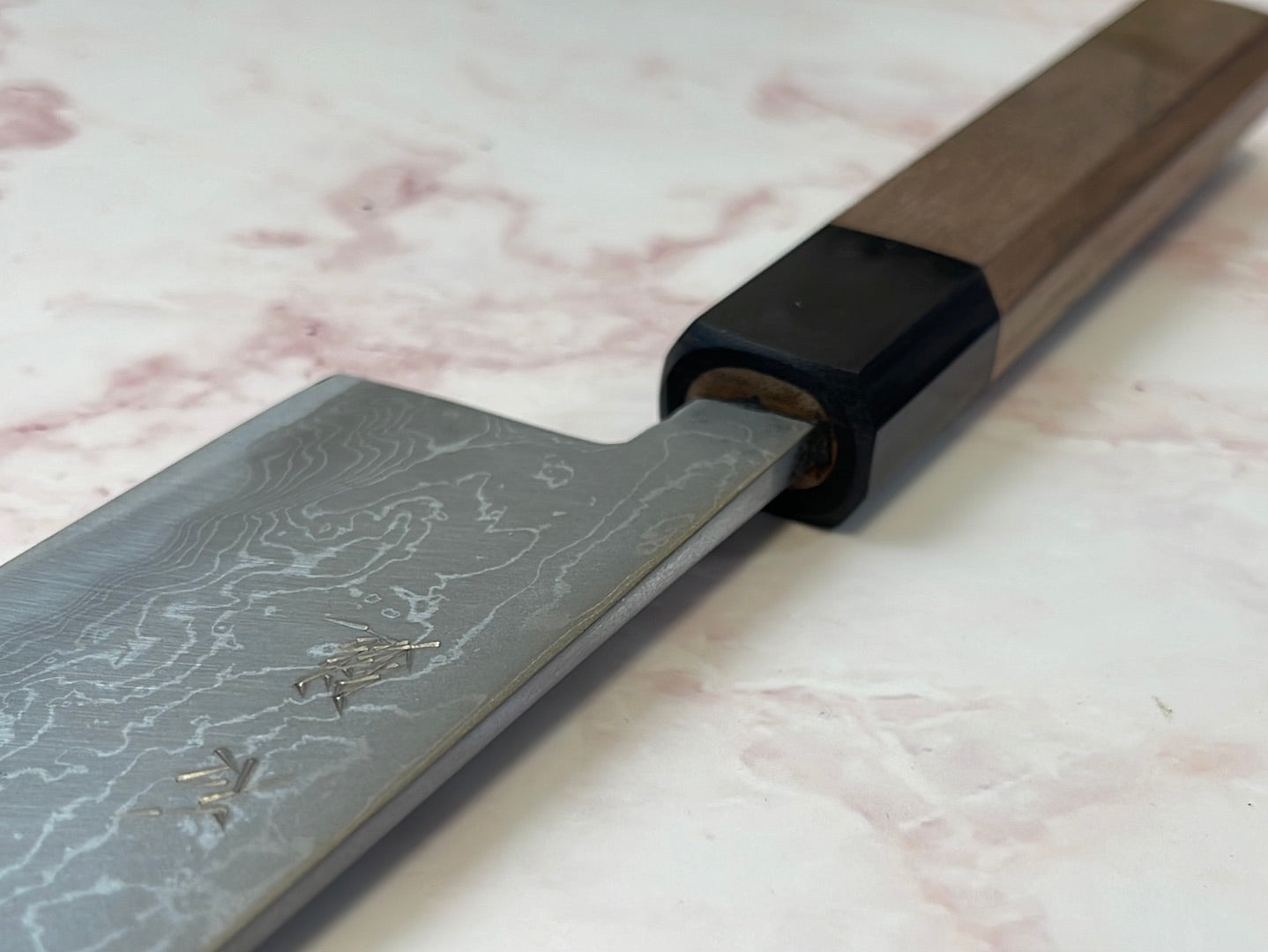 Yoshimune Gyuto 210 mm (8.3 in) Aogami (Blue) #2 Damascus (33 layers) Double-Bevel