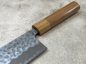 Tsunehisa Shiro White Steel & Stainless Clad Nakiri Knife 165mm l- Made in Japan 🇯🇵