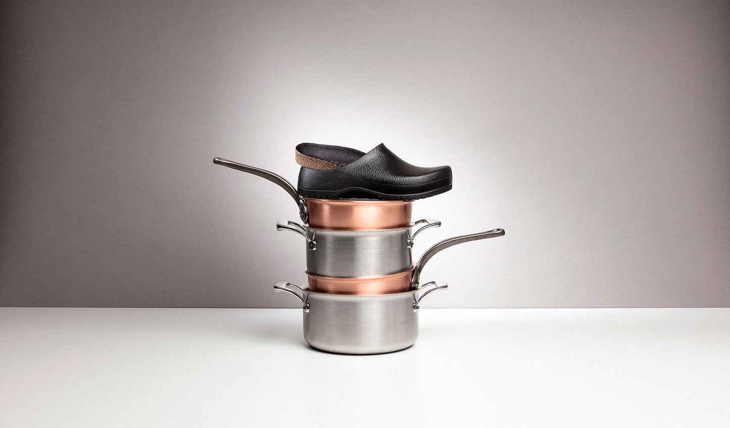 The Profi Birki Chef Shoes - Polyurethane (Birki-foam) in Black (Profi Birki Removable Footbed)