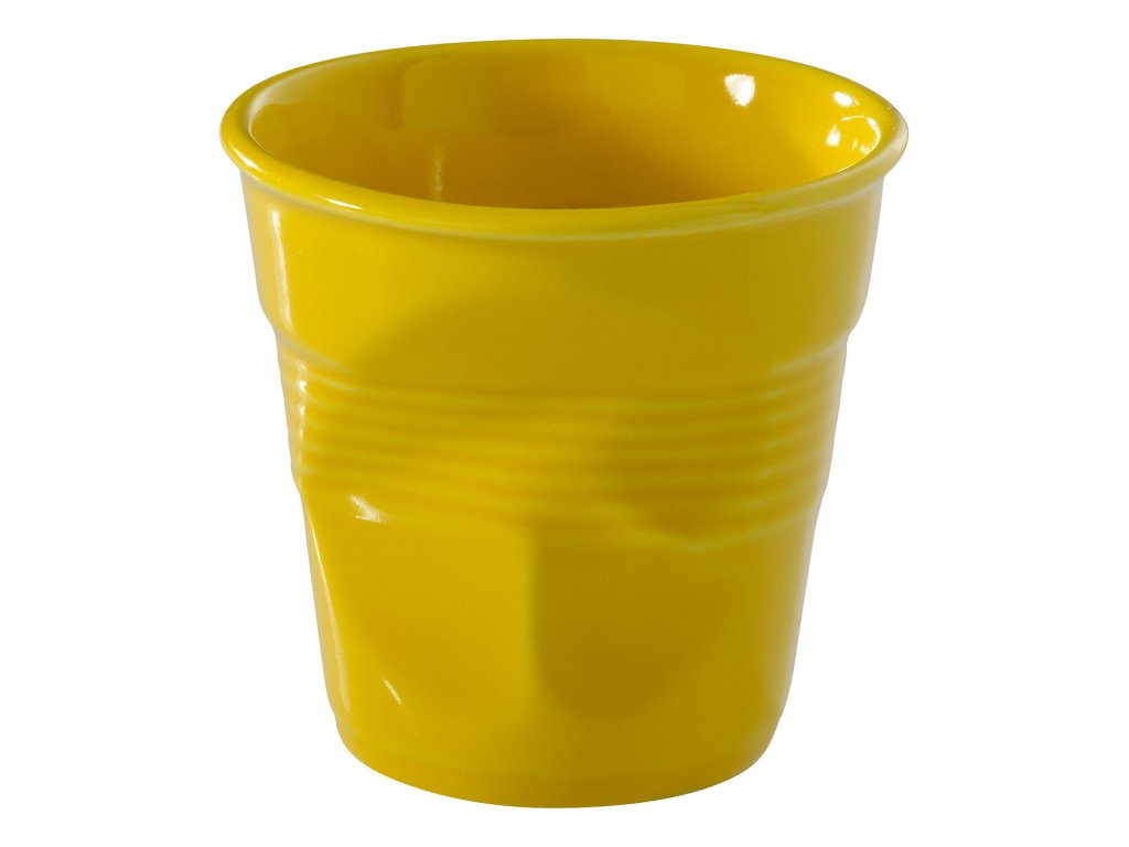 Revol Porcelaine - Gobelet Froissé Cappuccino Design en Porcelaine coloré - Innox Deco Revol Porcelaine - Gobelet Froissé Cappuccino Design en Porcelaine coloré - Innox Deco