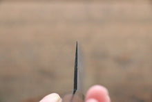 Load image into Gallery viewer, Kanetsune Blue Steel No. 2 Damascus santoku Japanese Knife 165mm Shitan Handle