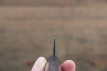 Load image into Gallery viewer, Kanetsune Blue Steel No. 2 Damascus Petty-Utility Japanese Knife 135mm Shitan Handle