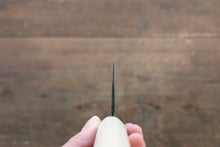 Load image into Gallery viewer, Kanetsune White Steel No.2 Kurouchi Nakiri Japanese Knife 165mm Magnolia Handle