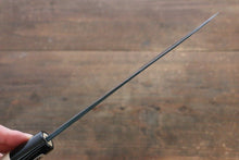 Load image into Gallery viewer, Kanetsune Blue Steel No. 2 Kurouchi Santoku Japanese Knife 165mm Magnolia Handle