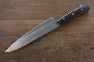 Iseya Molybdenum Gyuto Japanese Knife 180mm Black Pakka Wood Handle