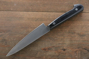 Iseya Molybdenum Petty-Utility Japanese Knife 120mm Black Pakka Wood Handle