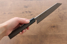 Load image into Gallery viewer, Kanetsune Blue Steel No. 2 Damascus Kiritsuke Japanese Knife 170mm Shitan Handle