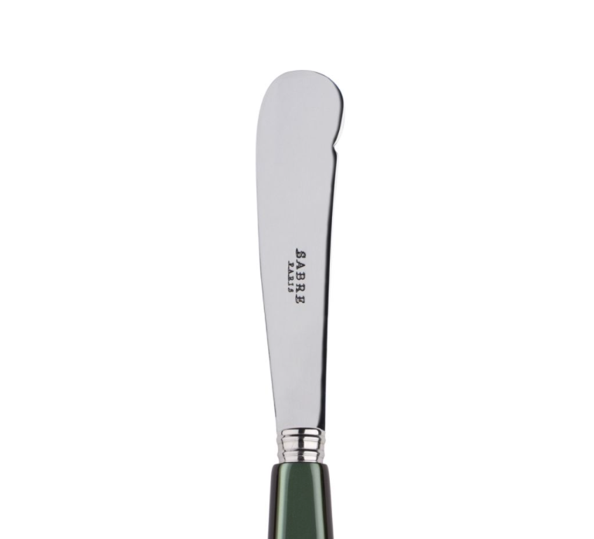 Sabre Icone Butter Knife - Dark Green