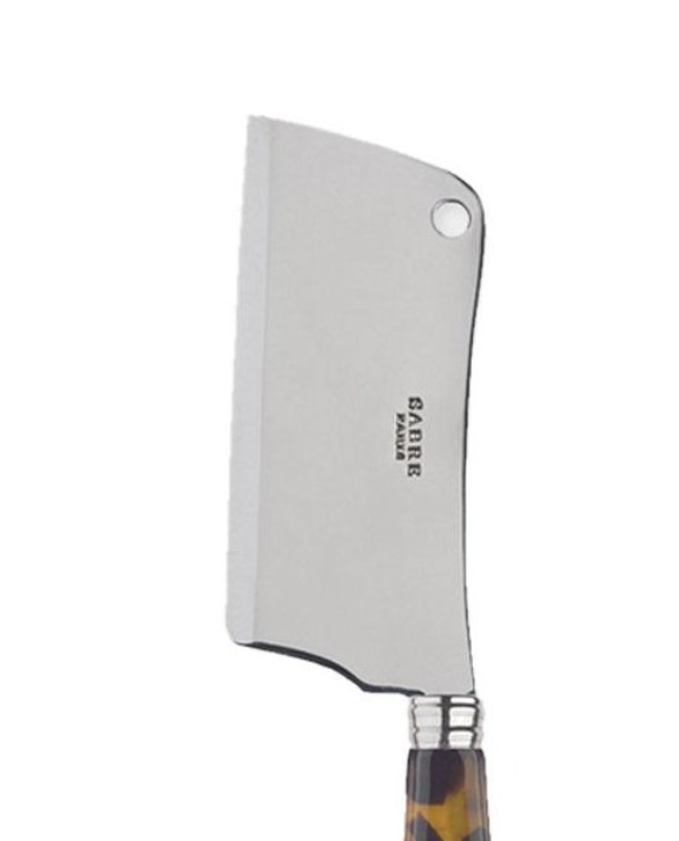 Sabre Tortoise Cheese Cleaver Knife - Faux Tortoise
