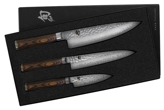 Shun Premier 3 Piece Chefs Knife Set