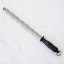 Load image into Gallery viewer, Messermeister Diamond Oval Sharpening Rod 800 Grit Diamond Honing Steel 12 Inch (30.5cm)