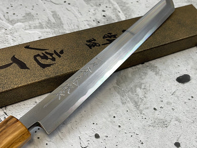 Sakai Takahashikusu Hira Sakimaru Knife 240mm White Steel