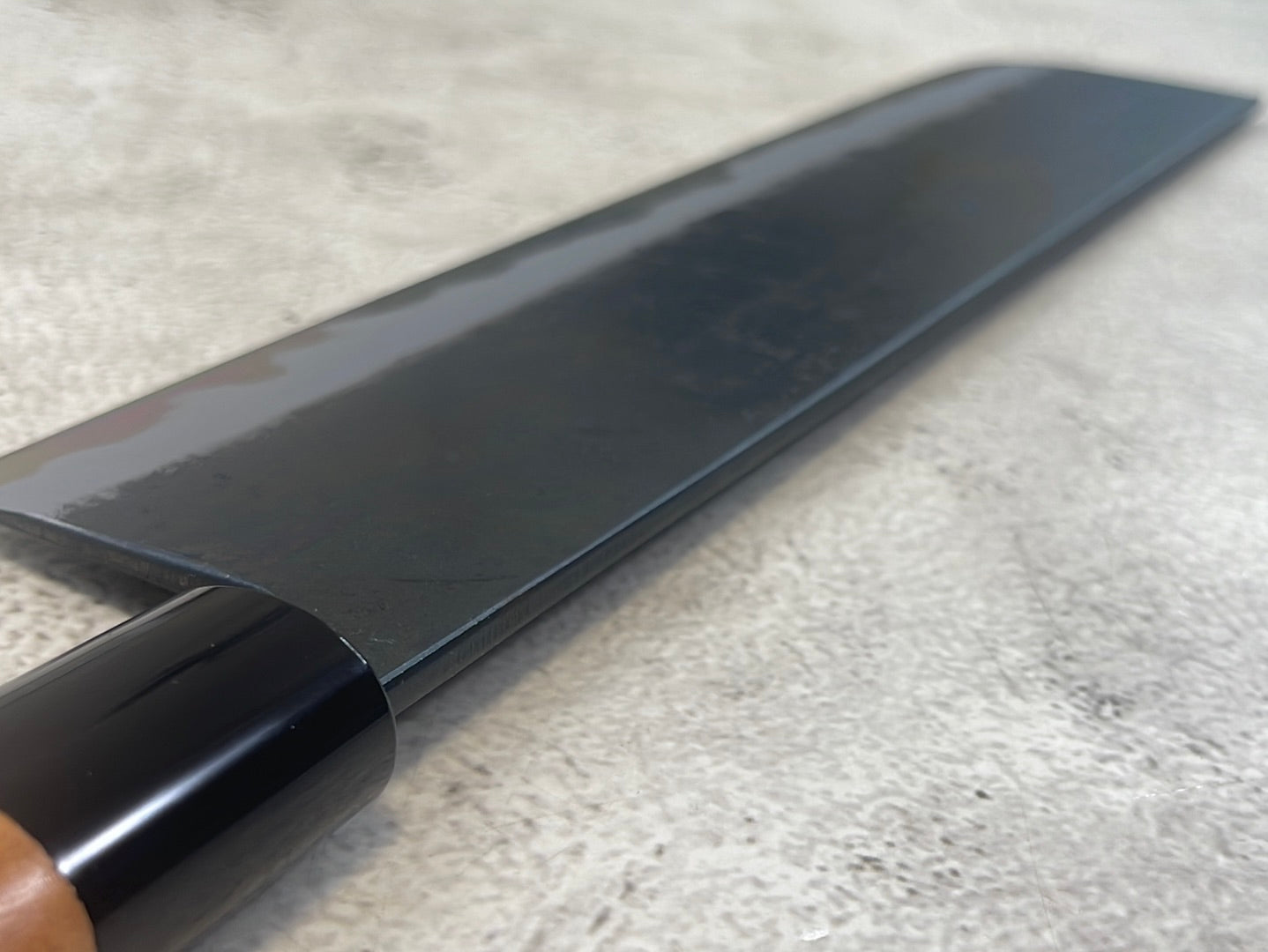 Hinokuni Shirogami #1 Nakiri Knife 240mm Cherry Wood Handle - Made in Japan 🇯🇵