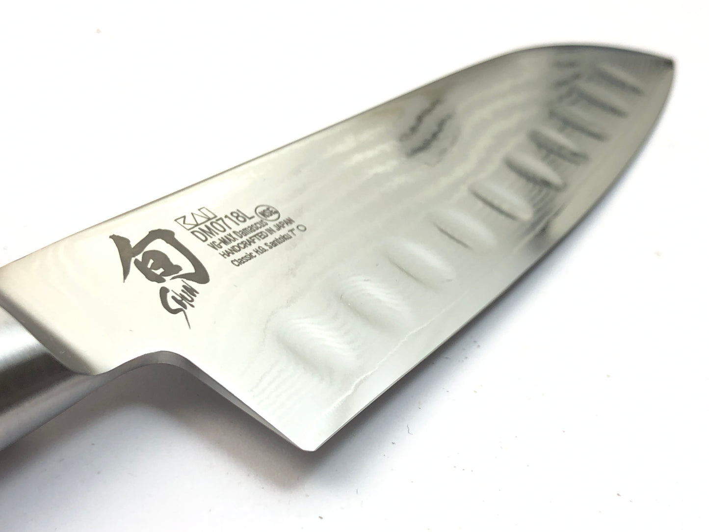 Shun Classic Scalloped Santoku Knife Left Handed 17.8cm