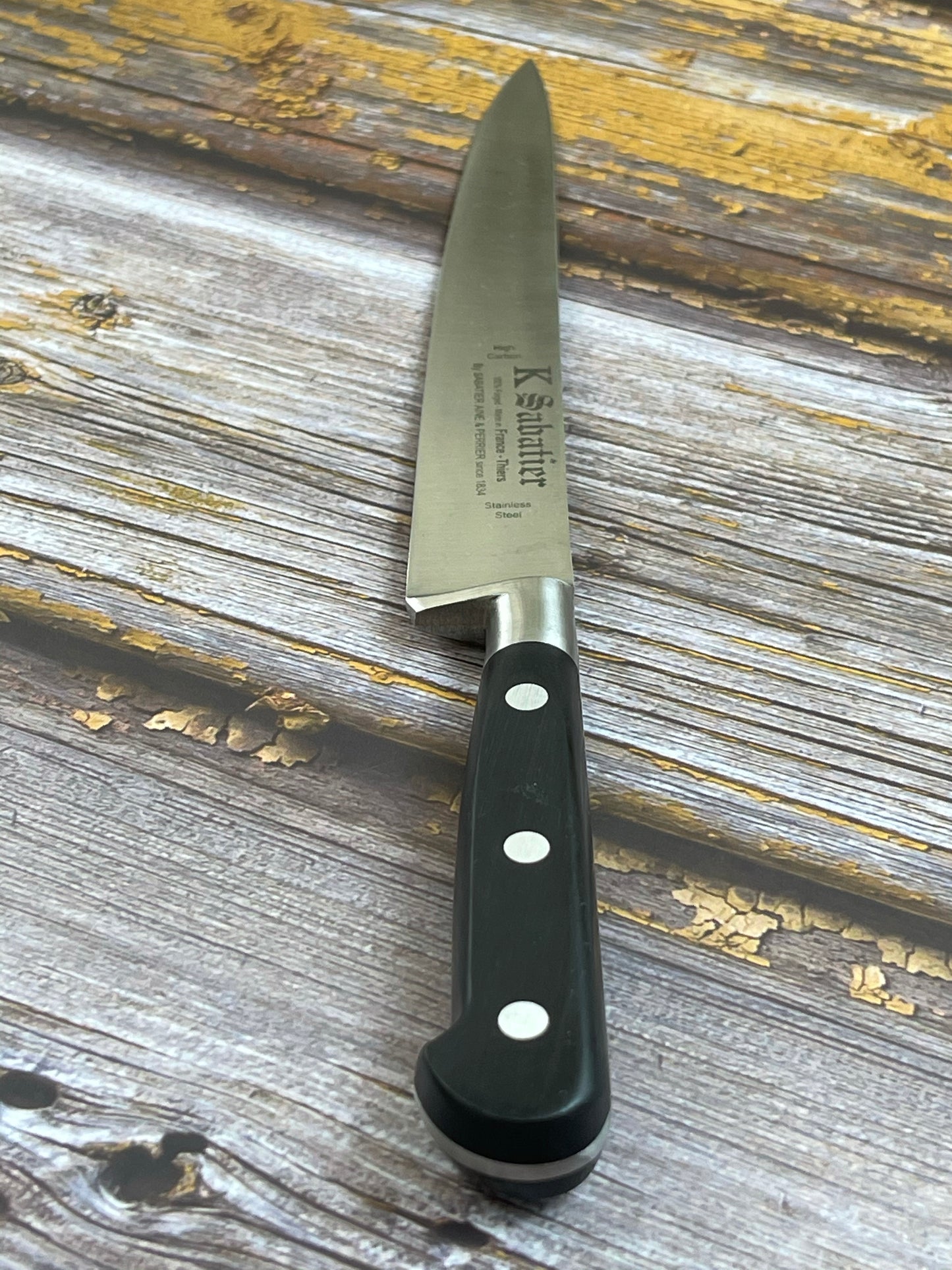 K Sabatier Authentique Flexible Fillet Knife 200mm - HIGH CARBON STEEL Made In France