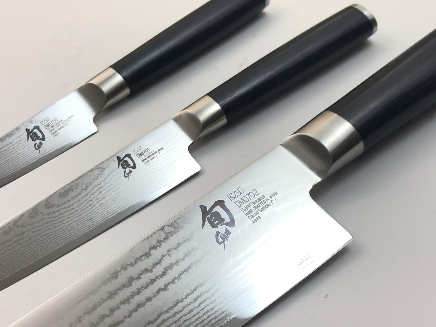 Shun Classic 3 Piece Santoku Knife Set