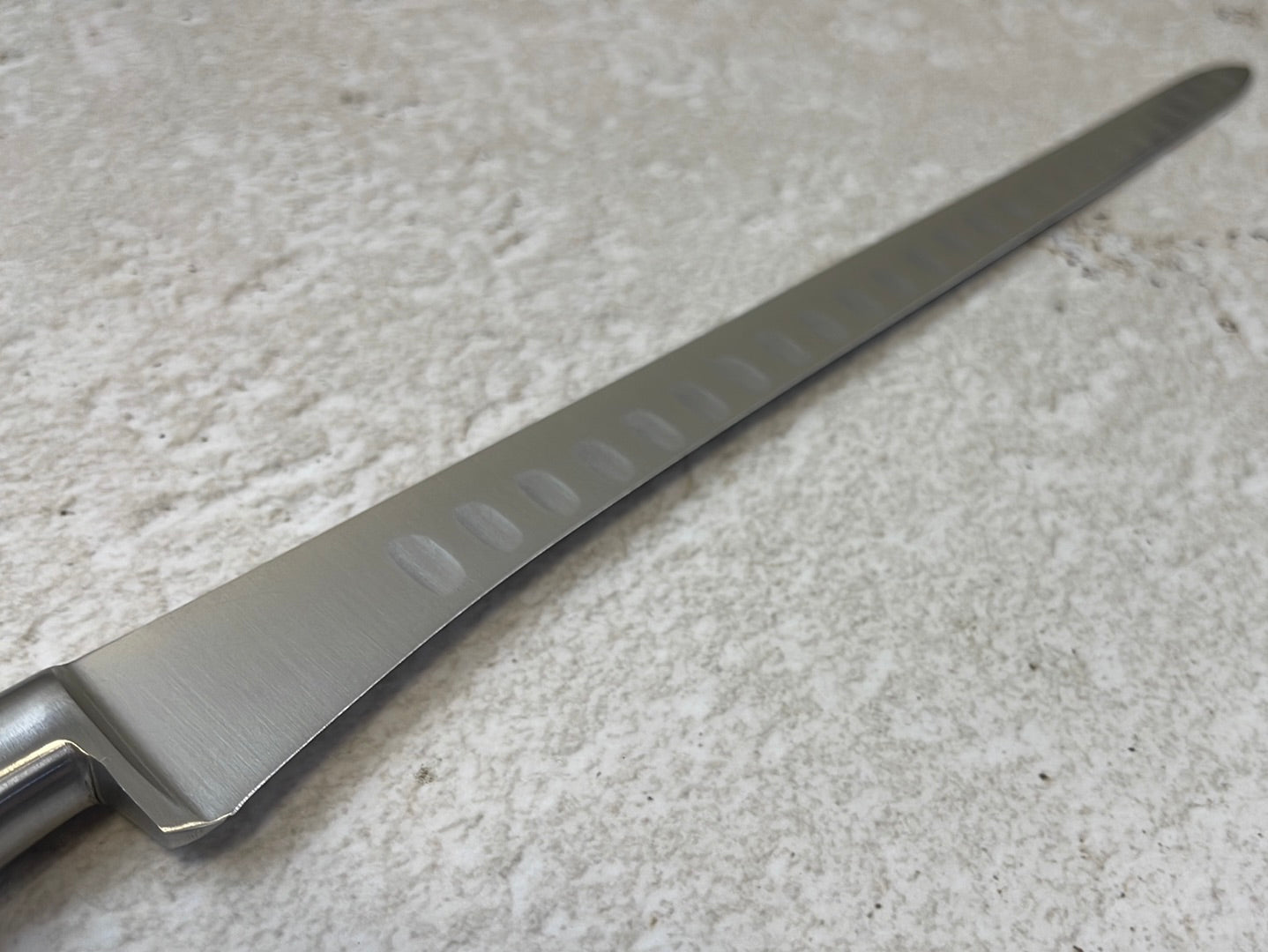 K Sabatier Authentique Salmon Slicing (Air Pockets) Knife 300mm - HIGH CARBON STEEL Made In France