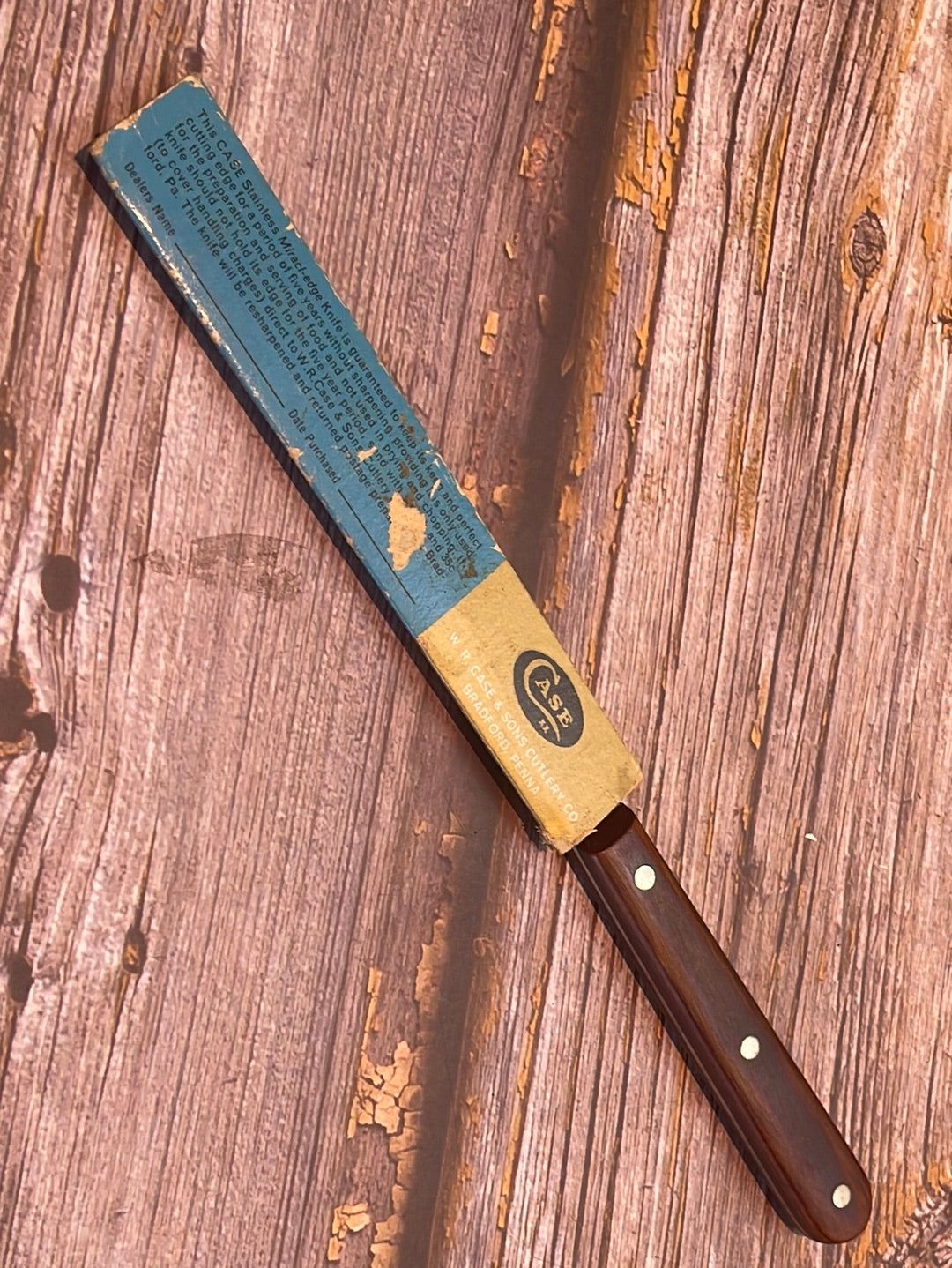 Vintage Case XX Steak Knife 120mm - Stainless STEEL Made In USA 🇺🇸 726