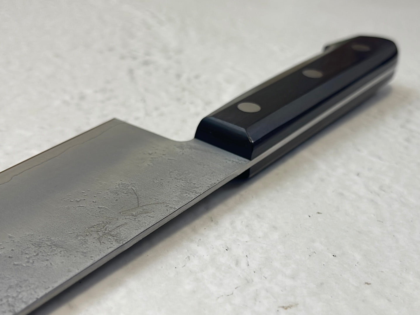 Tsunehisa G3 Nashiji Purple Santoku 180mm - Made in Japan 🇯🇵