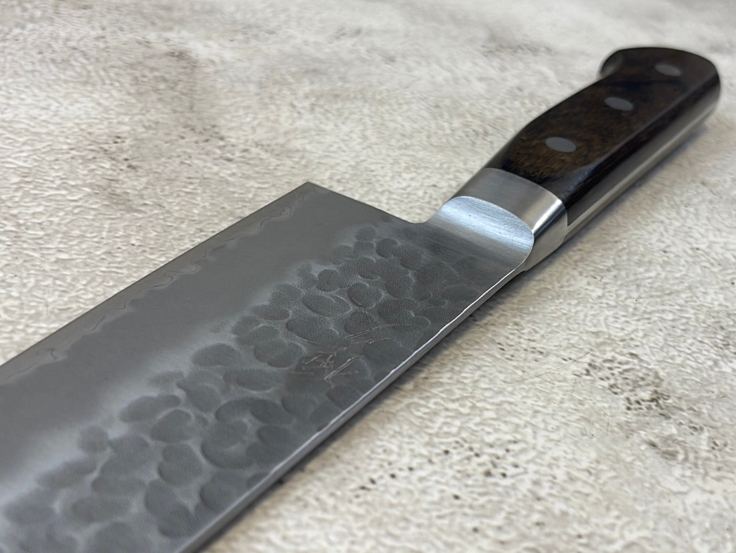 Tsunehisa Aokami Super Gyuto 240mm Brown Pakka Wood Handle - Made in Japan 🇯🇵