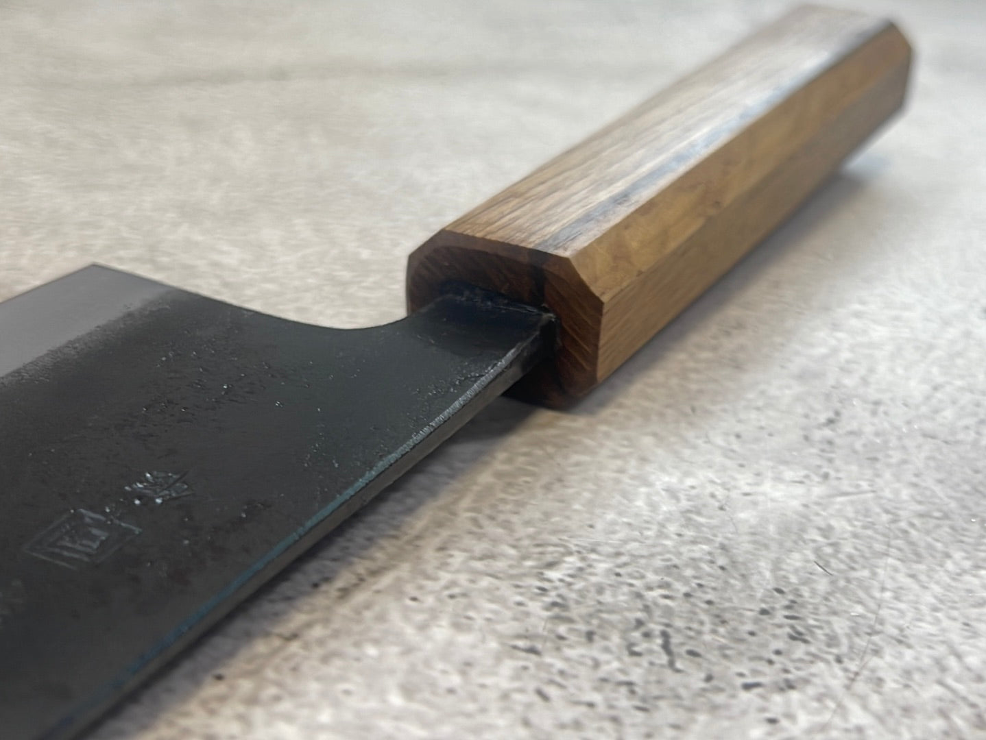 Tsukasa Shiro Kuro 165mm Nakiri - Shirogami Steel - Oak Octagnon Handle