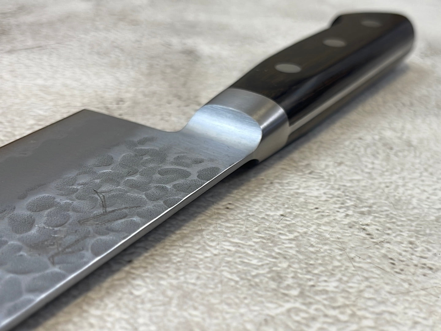 Tsunehisa Aokami Super Gyuto 210mm Brown Pakka Wood Handle - Made in Japan 🇯🇵