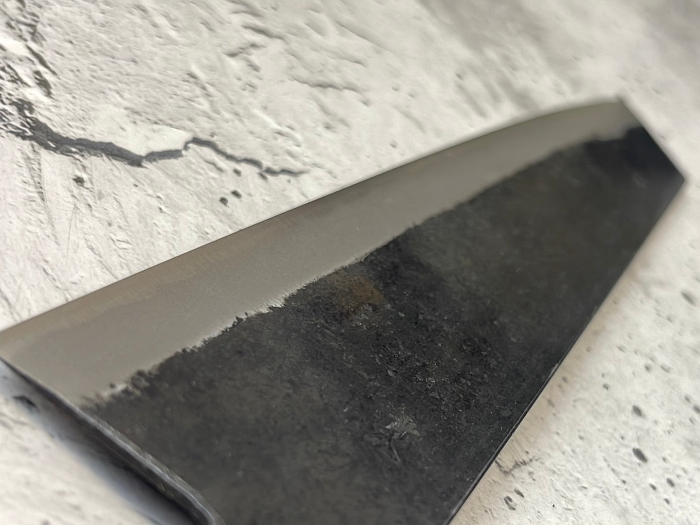 Yoshimune Kiritsuke Kurouchi 240 mm (9.4 in) Aogami (Blue) #2 Double-Bevel